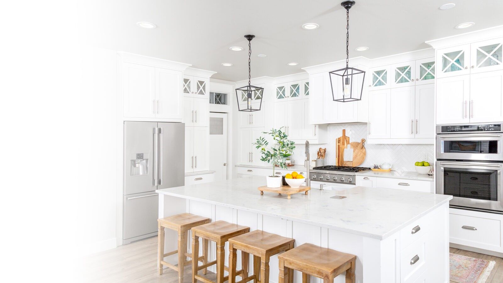 Bright Traditional/Contemporary Kitchen Kitchen Remodel by AA Marble & Granite Countertops / Granite Countertop Warehouse Company project photo